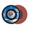 Pferd 4-1/2" x 5/8-11 Thd. POLIFAN Flap Disc - A-COOL SG INOX+ALU, Aluminum oxide, 60 Grit, Conical 62242 - alternate 1